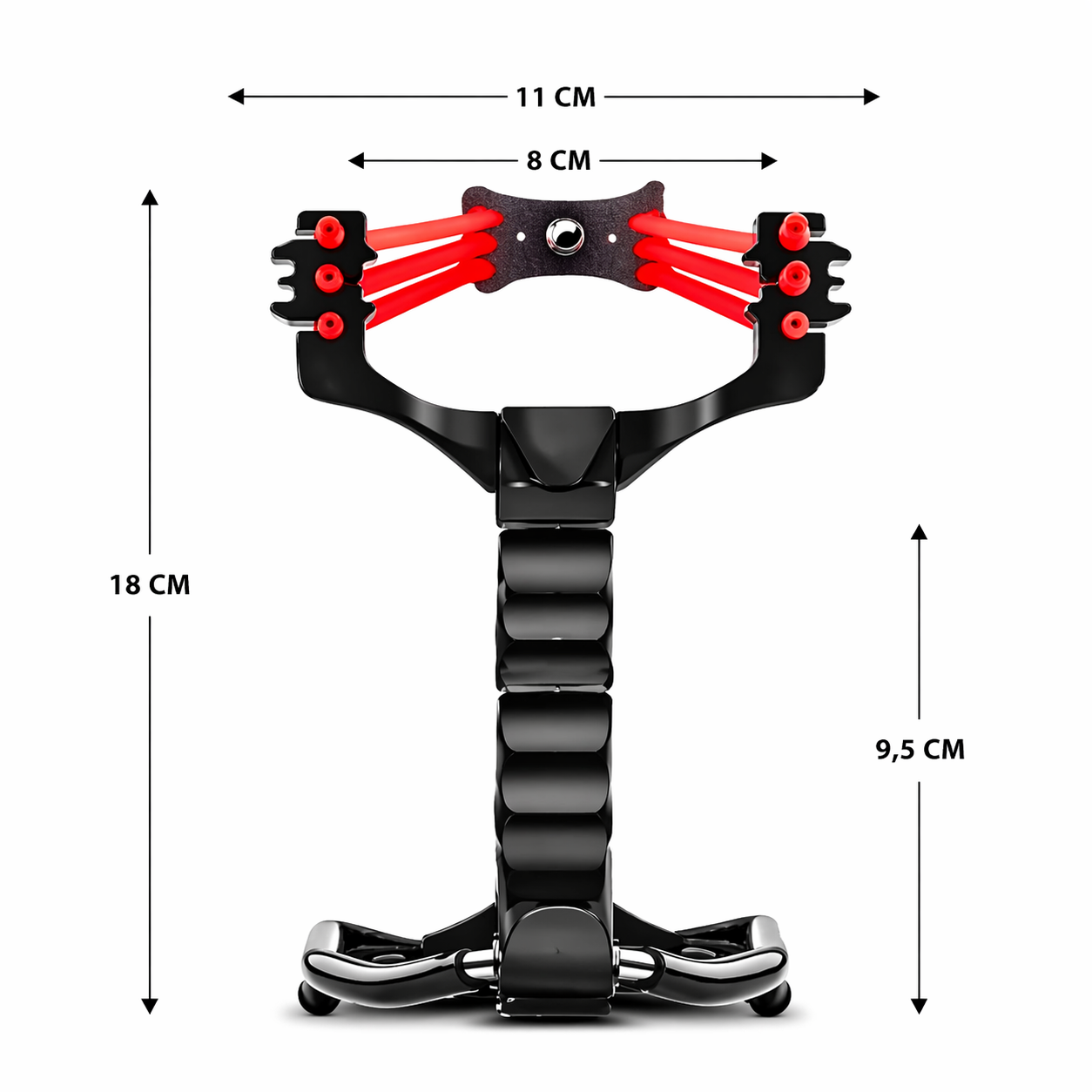 Mocna Proca z Celownikiem Laserowym + 100 Kulek – Profesjonalne Polowanie i Zabawa